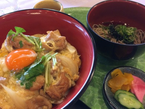 親子丼とちょっと蕎麦