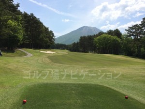 18番レディースティからの景色