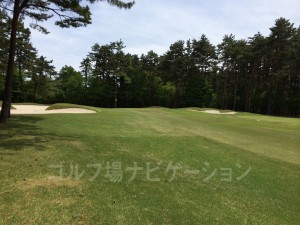 右手前がサブグリーン、左奥にあるのがメイングリーン