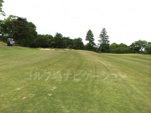 左が椿ルート、右が山吹ルートのグリーン