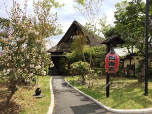 クラシック過ぎる建物。田舎家で昼食を頂けます。