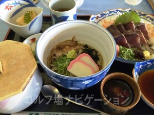 鰹のたたき定食