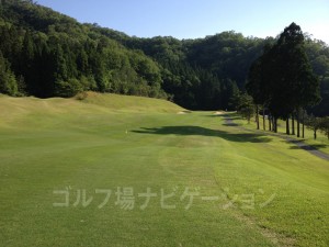 吹き流し付近は傾斜がほぼなくなります。