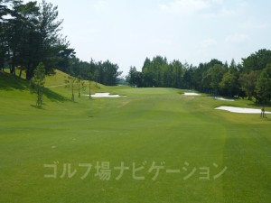 グリーン左右のガードバンカーに気を付ければそれほど難しいホールではない