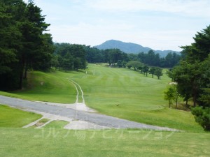 ティショットは打ち下し