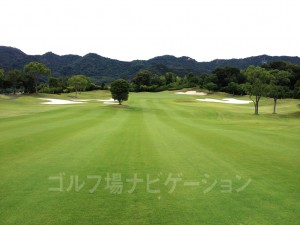 グリーンに続く花道も広い