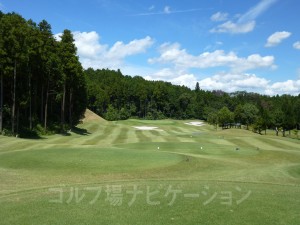 距離はありますがハザードもバンカーだけなのでそれ程プレッシャーは掛かりません。