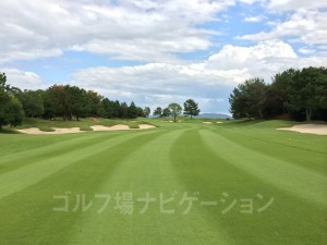 池を越えてからは上り傾斜