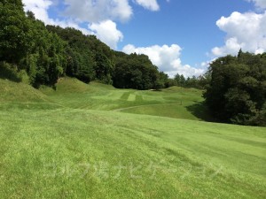 右カーブ地点は左右も狭い。