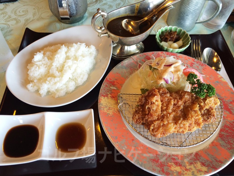 センチュリー三木GC ランチ 極み黒豚ロースカツ＆カレー