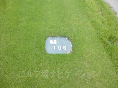 レディスティからの距離は106ヤード