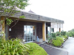 5番ホール終了後の茶店