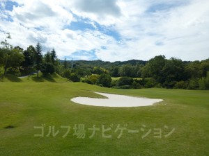 グリーン付近から振り返って撮影