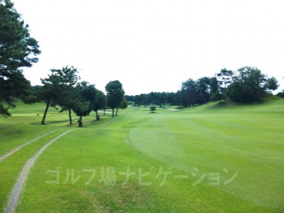 右へ曲がってからも狭い