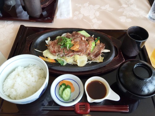 牛ロース鉄板焼き膳