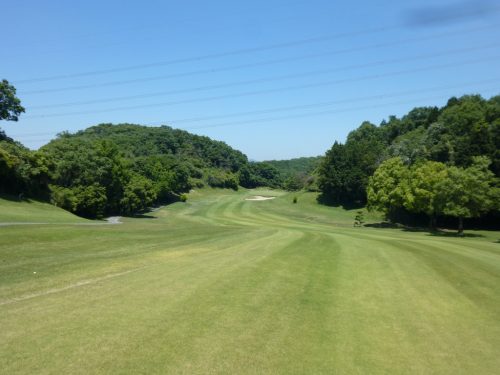 西コース4番ホール・セカンド