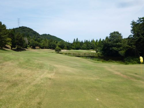 2番ホール・吹き流し地点