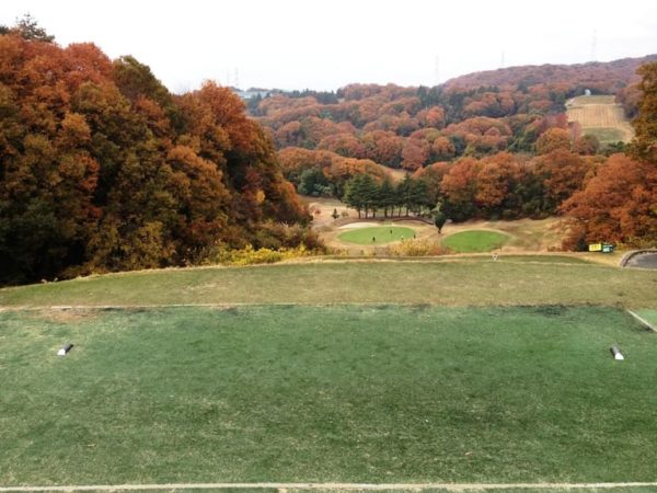 きさいちカントリークラブ 竹コース 6番ホール ショートホール 谷越え