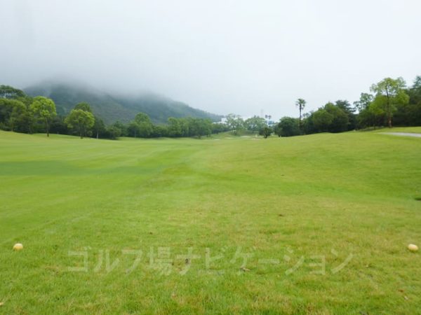 Kochi黒潮カントリークラブ 暖流コース 9番ホール ロングホール 特設ティ