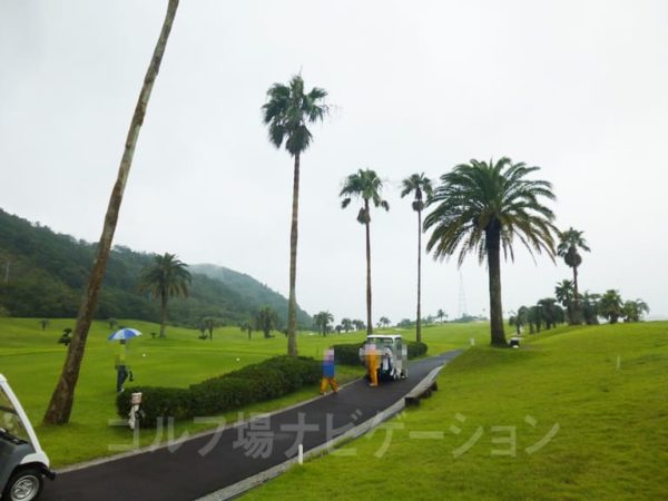 Kochi黒潮カントリークラブ 太平洋コース スタートホール前