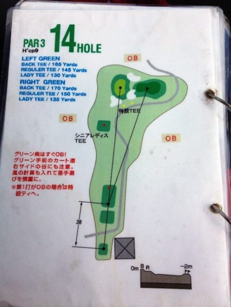 スプリングゴルフ＆アートリゾート淡路 コースガイド 14番ホール